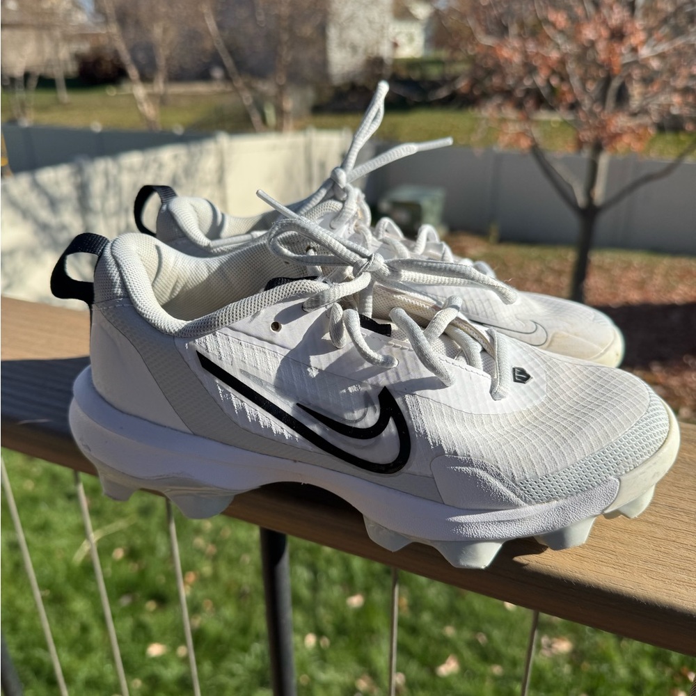 Nike Kids White and Black Athletic Sneakers